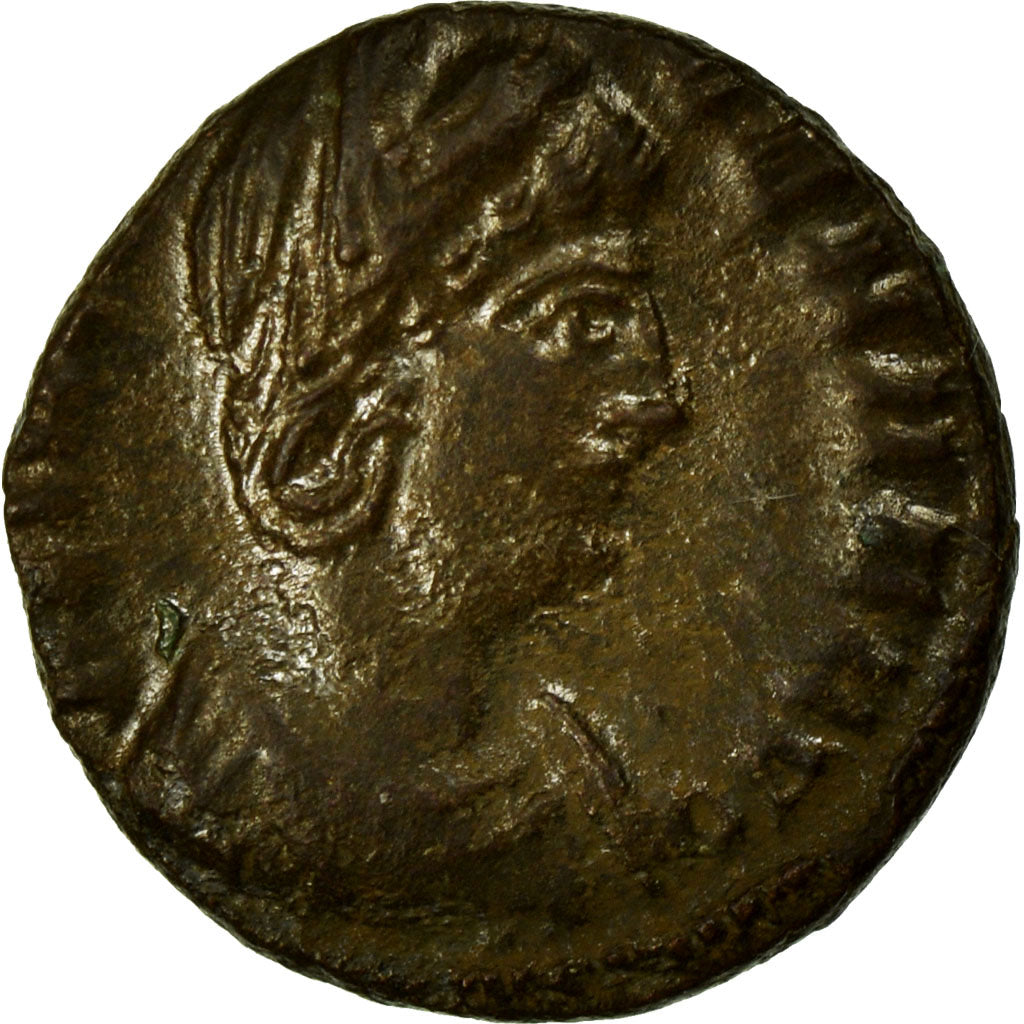 Theodora, Nummus, Trier, Copper, AU(50-53), Cohen:1