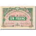 França, Orléans, 1 Franc, 1917, Chambre de Commerce, EF(40-45), Pirot:95-17