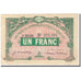 France, Orléans, 1 Franc, 1917, Chambre de Commerce, EF(40-45), Pirot:95-17