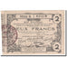 Frankrijk, Laon, 2 Francs, 1916, Bon Régional, TB, Pirot:02-1310