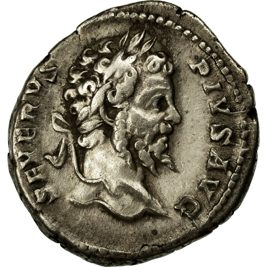 Septimius Severus, Denarius, Rome, Argento, BB+, Cohen:205