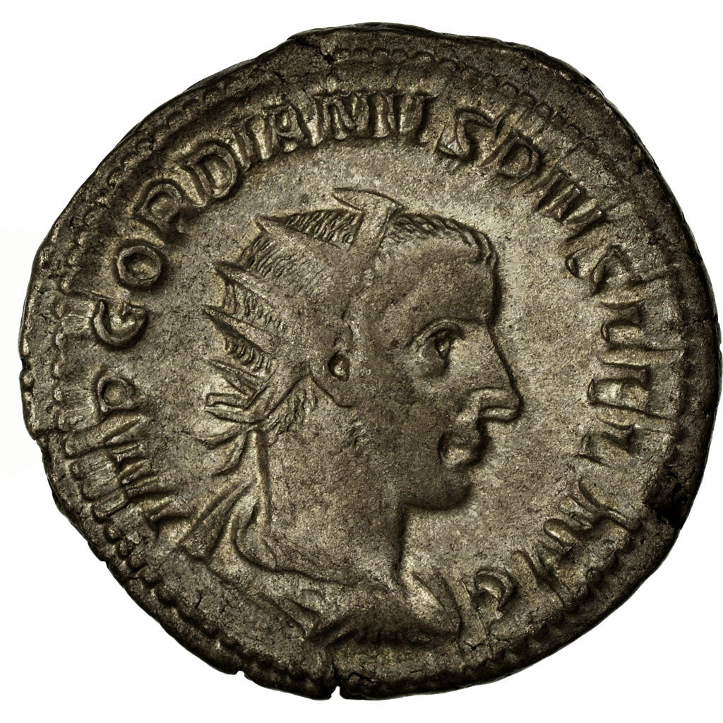 Gordian III, Antoninianus, Billon, AU(55-58), Cohen:81