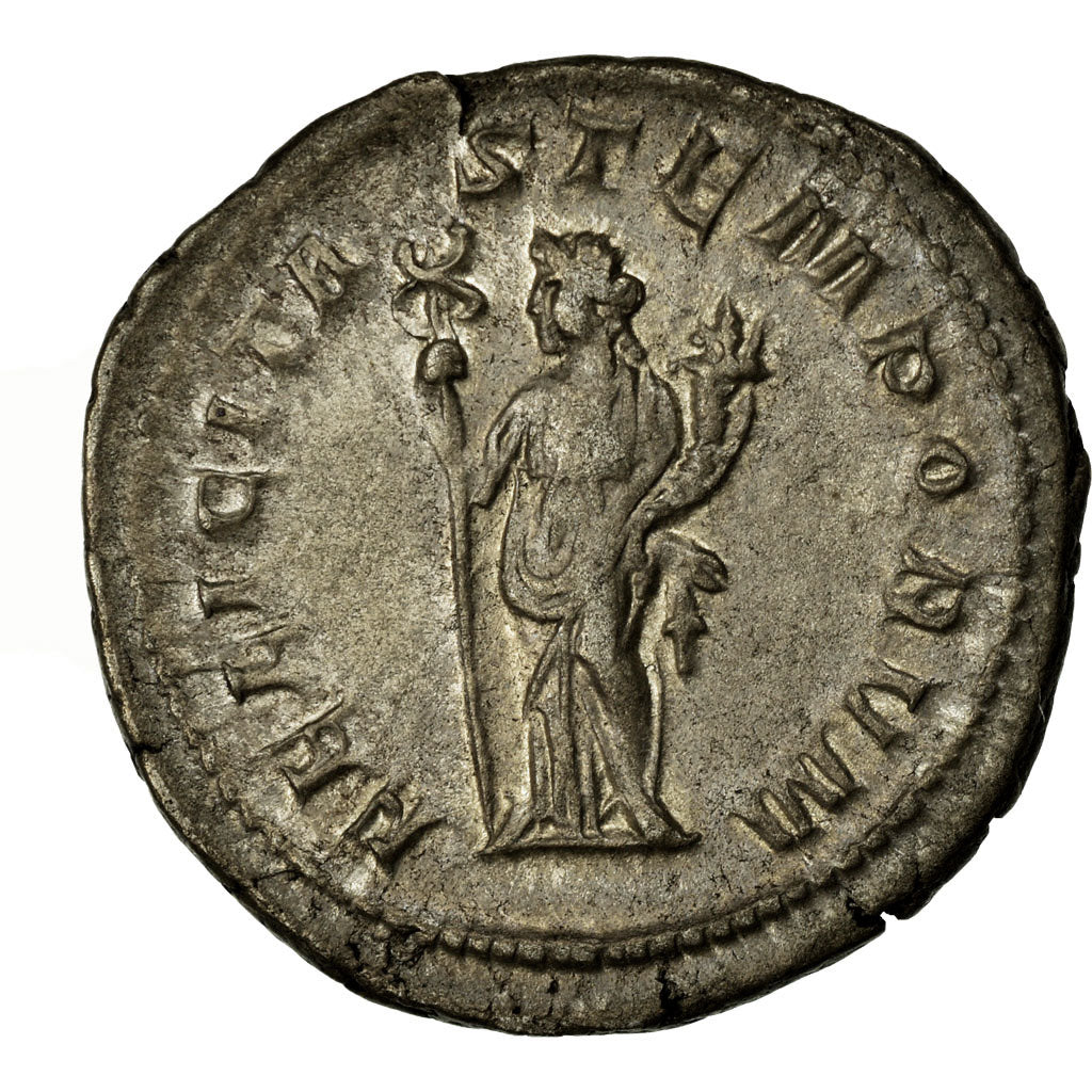 Gordian III, Antoninianus, Billon, AU(55-58), Cohen:81