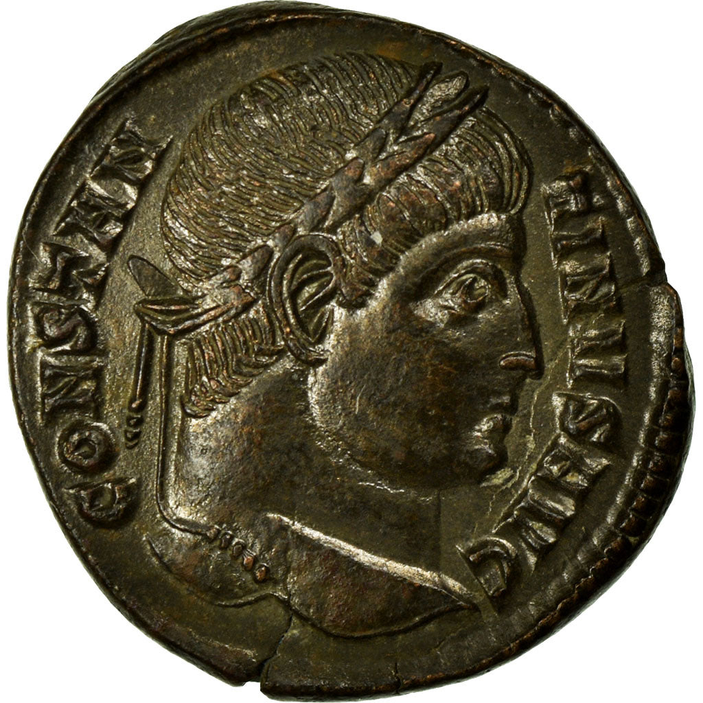 Constantine I, Nummus, Ticinum, Copper, AU(55-58), Cohen:126