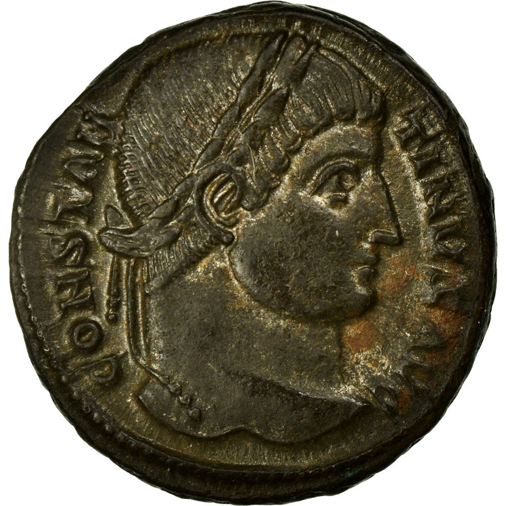 Constantine I, Nummus, Siscia, Cobre, AU(55-58), Cohen:454