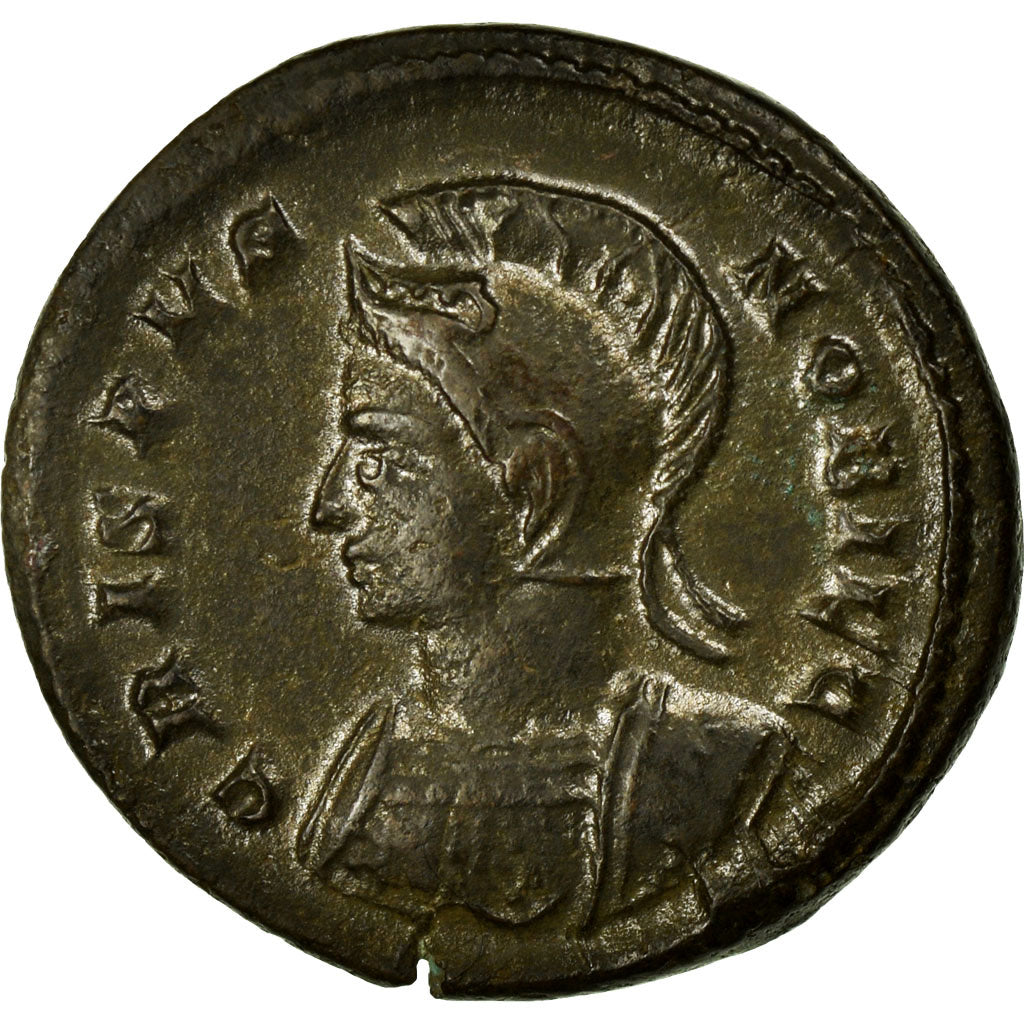 Crispus, Nummus, London, Copper, AU(55-58), Cohen:13