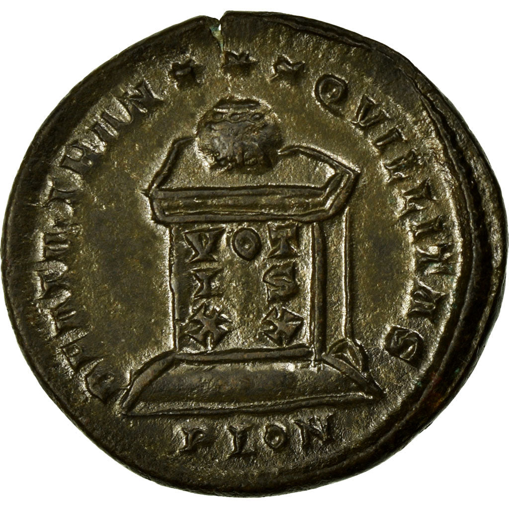 Crispus, Nummus, London, Copper, AU(55-58), Cohen:13