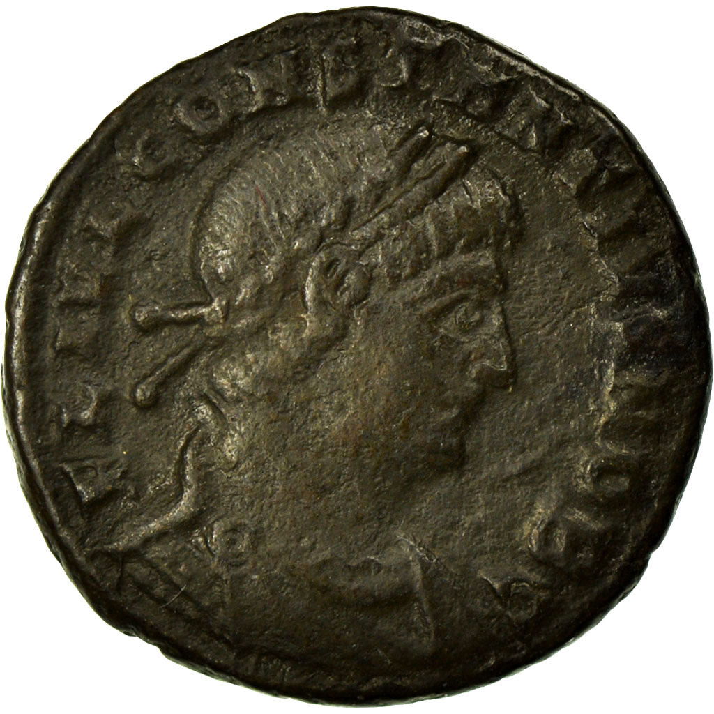 Constantine II, Nummus, Heraclea, Copper, AU(50-53), Cohen:129