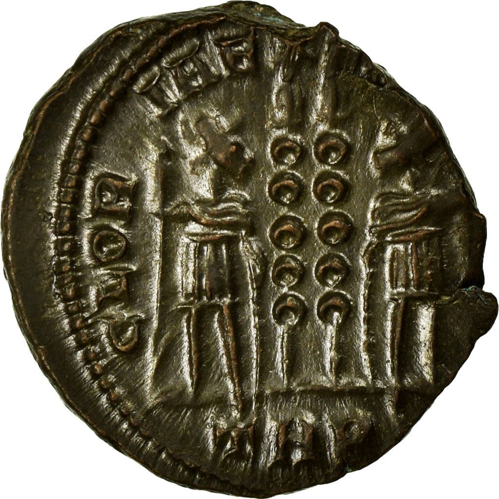 Constantine II, Nummus, Trier, Copper, AU(50-53), Cohen:122