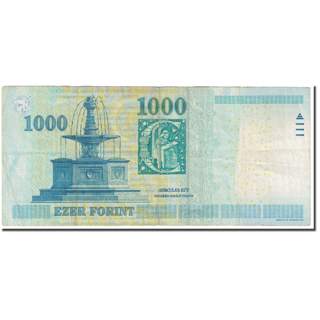 Nota, Hungria, 1000 Forint, 2009, KM:197a, EF(40-45)