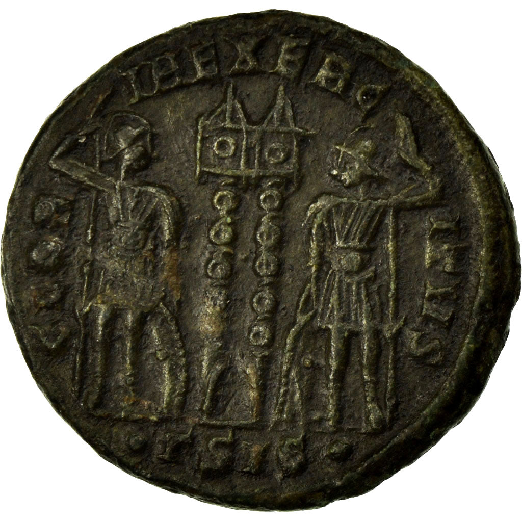 Constantius II, Nummus, Siscia, Cobre, AU(55-58), Cohen:104