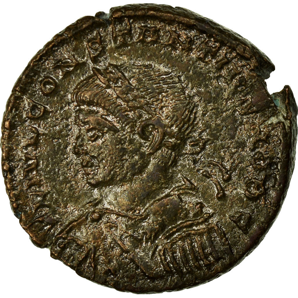Constantius II, Nummus, Trier, Copper, EF(40-45), Cohen:167