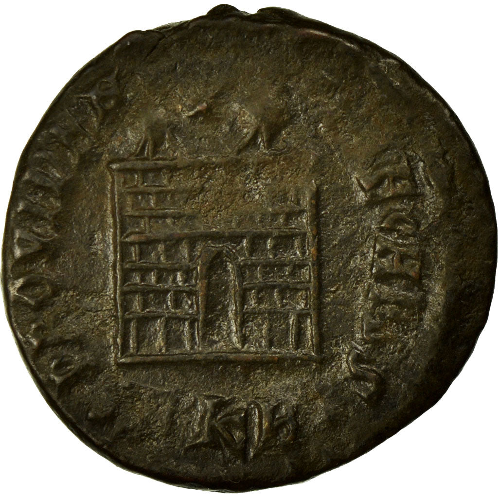 Constantius II, Nummus, Cyzicus, Copper, AU(50-53), Cohen:167