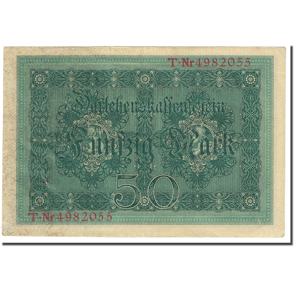 Biljet, Duitsland, 50 Mark, 1914, 1914-08-05, KM:49b, TTB