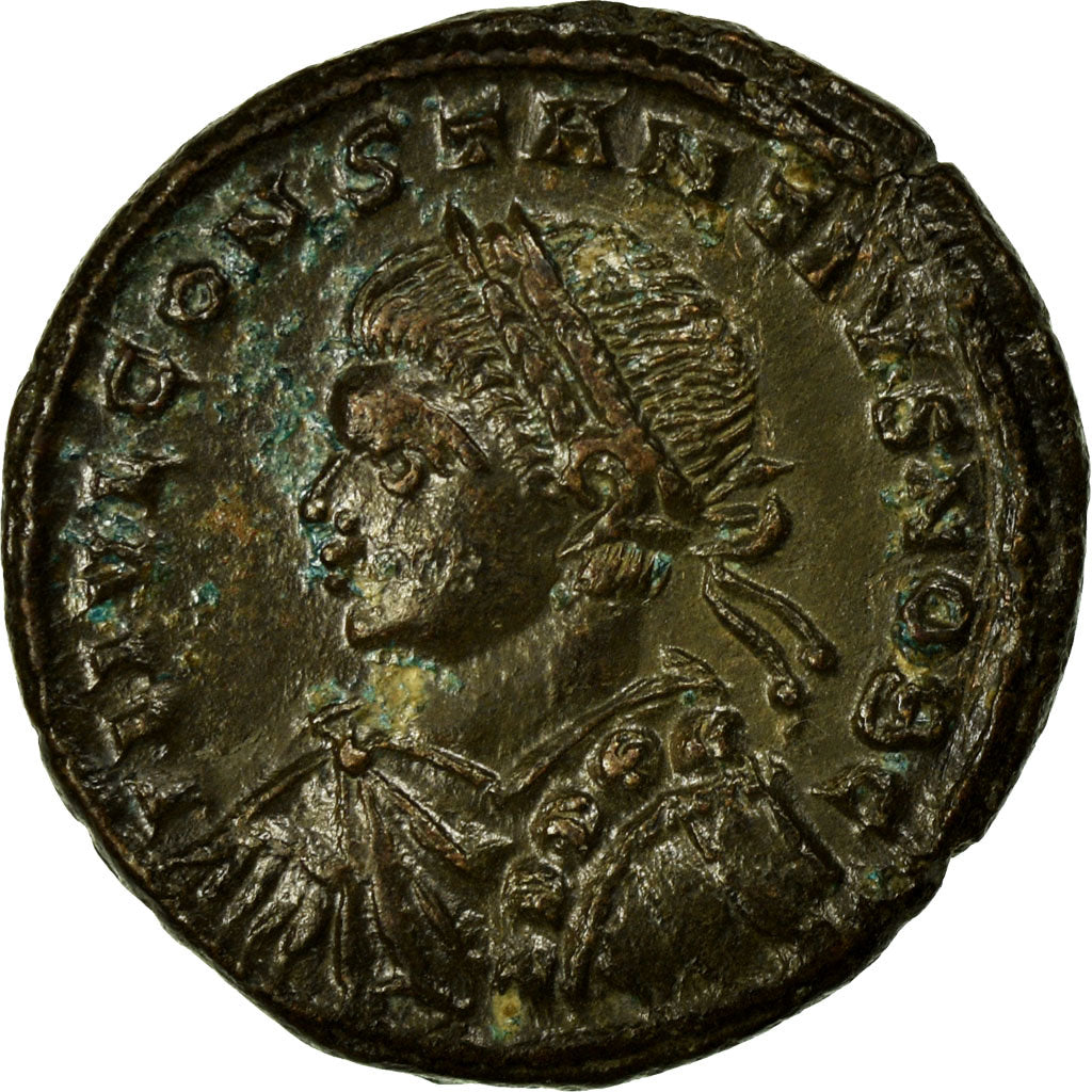 Constantius II, Nummus, Trier, Copper, AU(55-58), Cohen:167