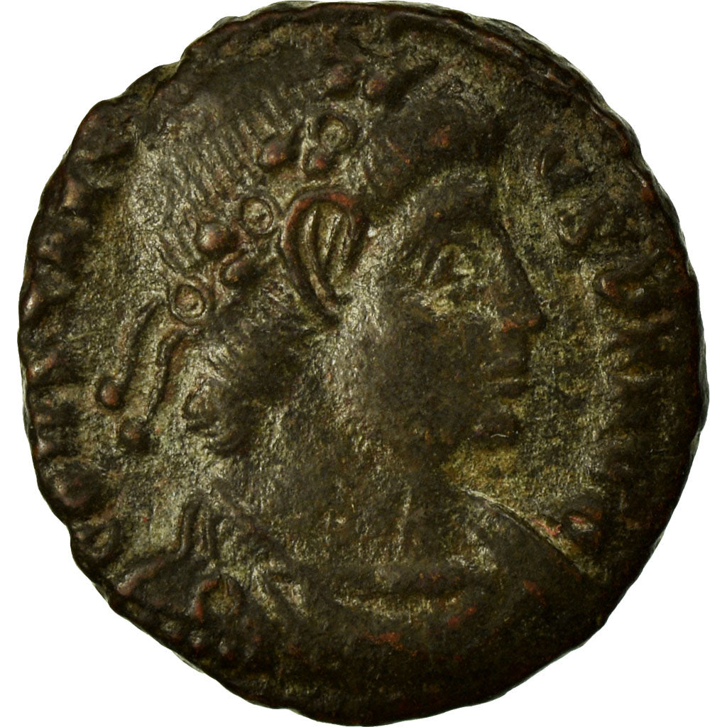 Constantius II, Nummus, Siscia, Cobre, MBC+, Cohen:293