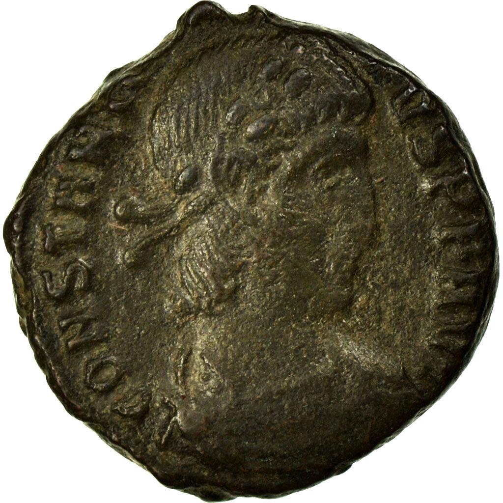 Constantius II, Nummus, Siscia, Copper, EF(40-45), Cohen:293