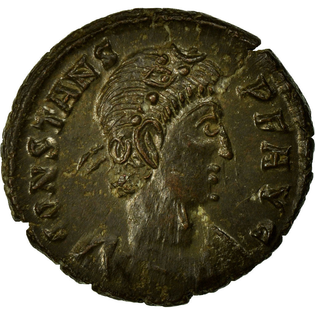 Constans, Nummus, Trier, Copper, AU(50-53), Cohen:65