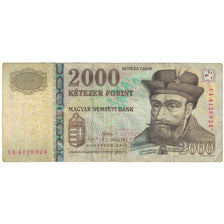 Banknot, Węgry, 2000 Forint, 2013, KM:198d, VF(20-25)