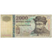 Banknot, Węgry, 2000 Forint, 2013, KM:198d, VF(20-25)