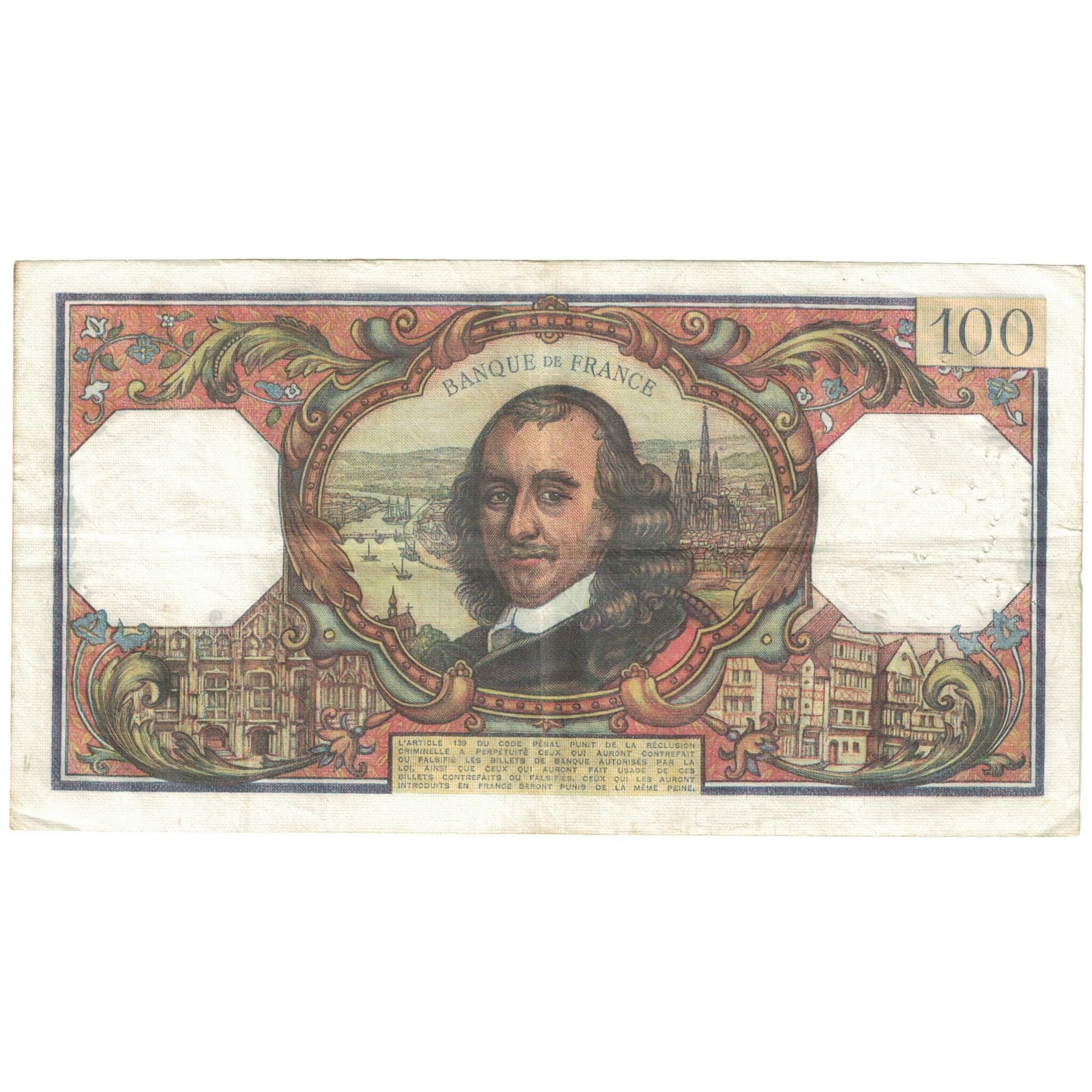France, 100 Francs, 1970, 1970-01-08, TB, Fayette:65.29, KM:149c