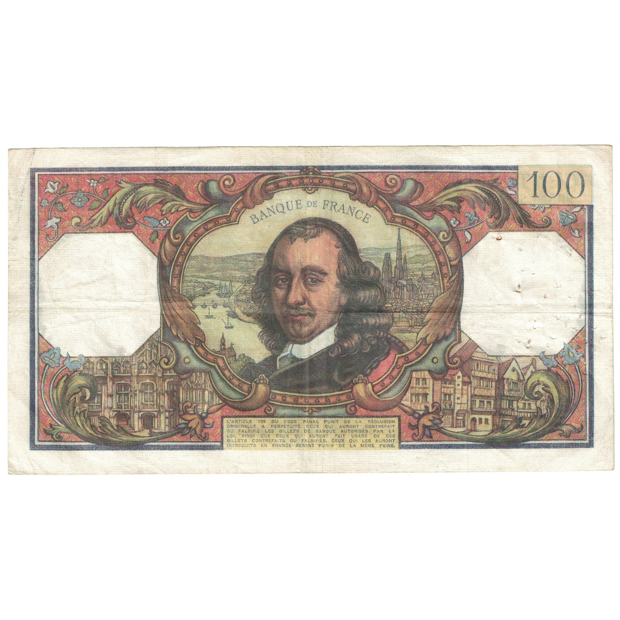 France, 100 Francs, 1973, 1973-07-05, VF(20-25), Fayette:65.37, KM:149d