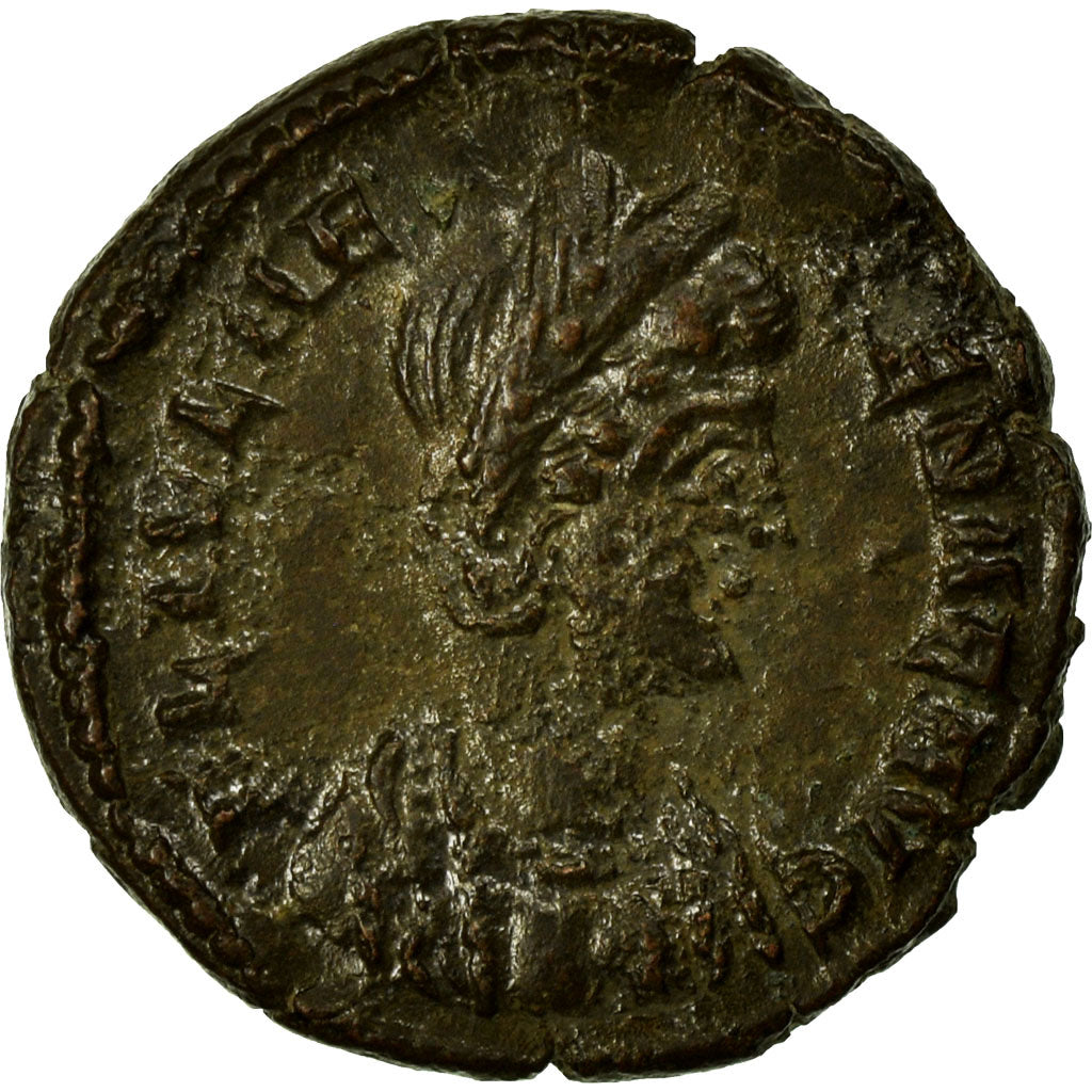 Theodora, Nummus, Trier, Copper, AU(50-53), Cohen:1