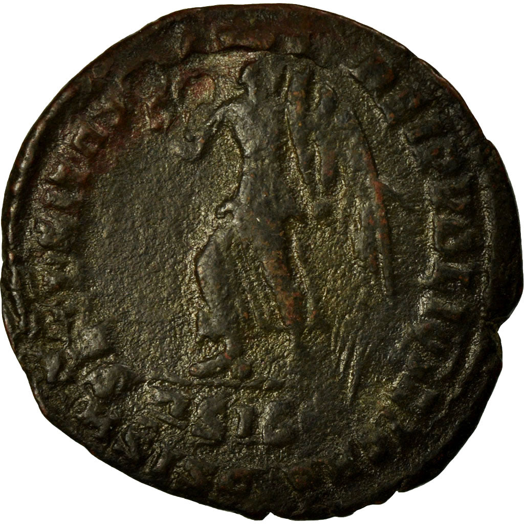 Valens, Nummus, Siscia, Copper, AU(50-53), Cohen:47