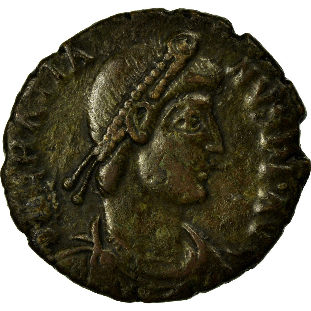 Gratian, Maiorina, Arles, Copper, AU(50-53), Cohen:30