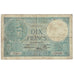 Frankreich, 10 Francs, Minerve, 1940, 1940-10-24, SS, Fayette:7.18, KM:84