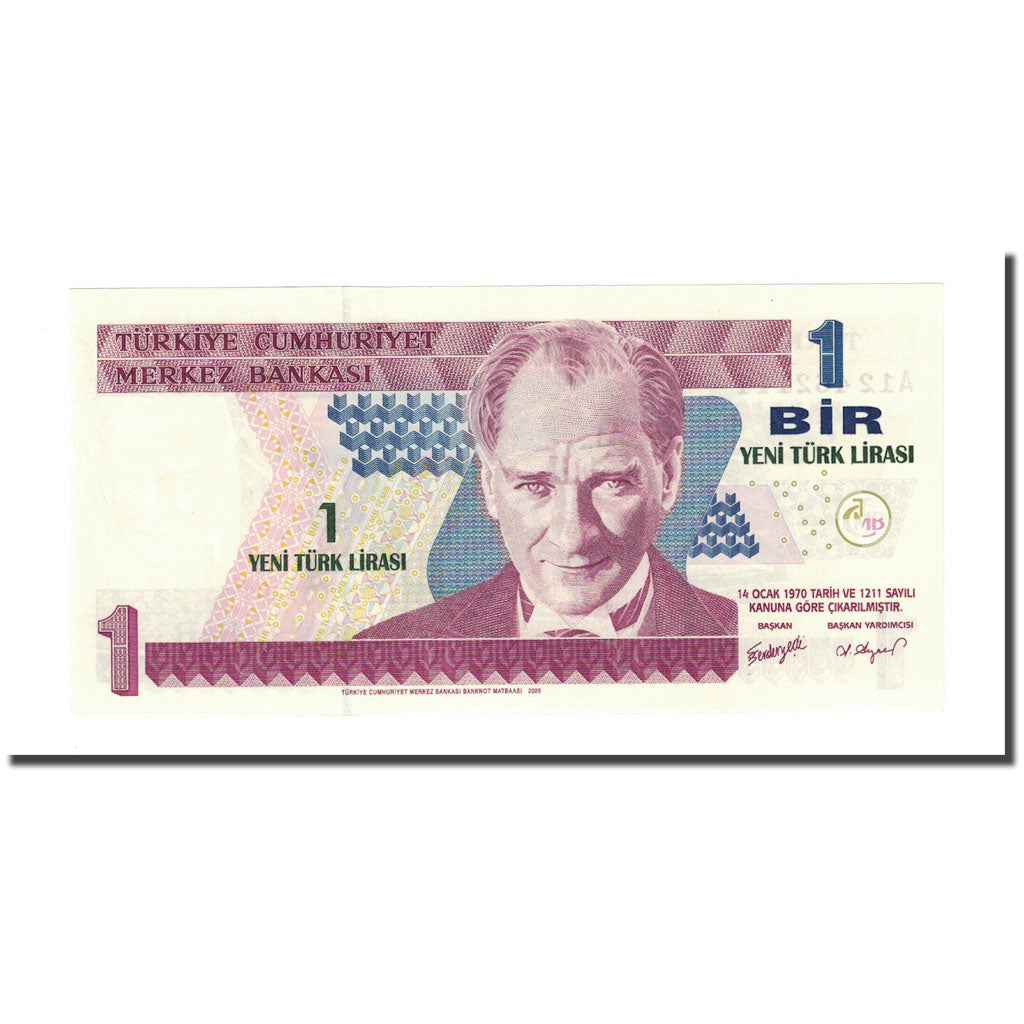 Geldschein, Türkei, 1 New Lira, L.1970, 1970-10-14, KM:216, UNZ