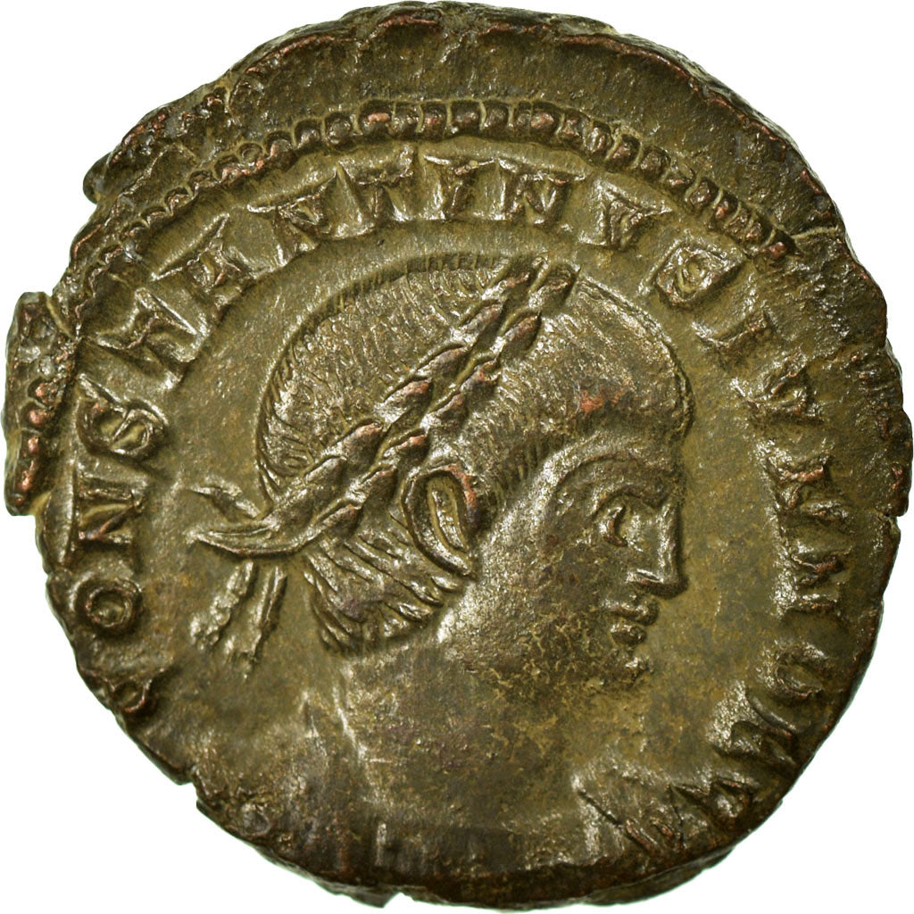 Constantine II, Nummus, Trier, Miedź, AU(50-53), Cohen:122