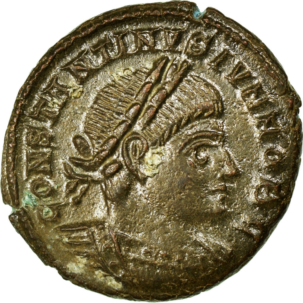 Constantine II, Nummus, Trier, Miedź, AU(55-58), Cohen:122