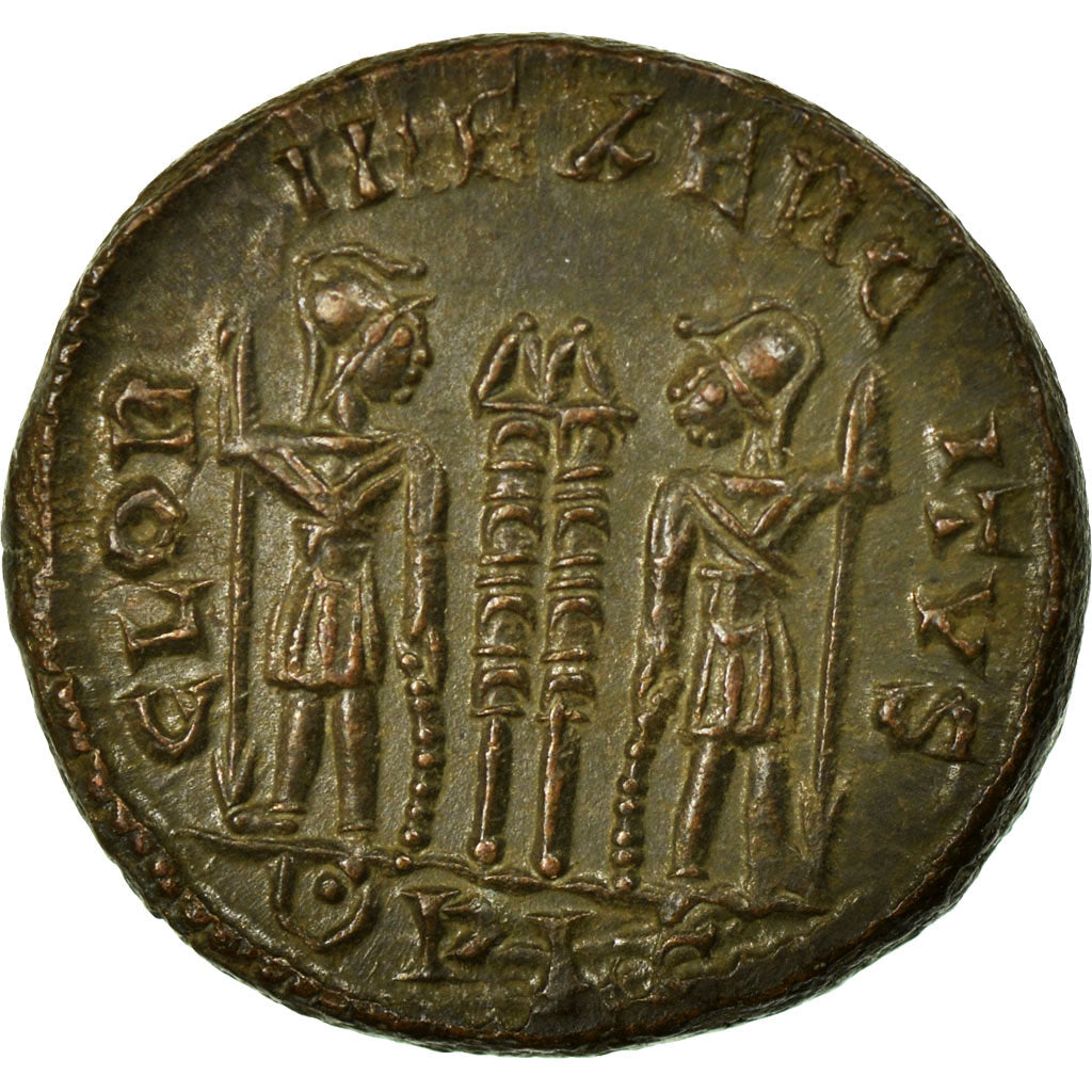 Constantine II, Nummus, Lugdunum, Copper, MS(60-62), Cohen:122