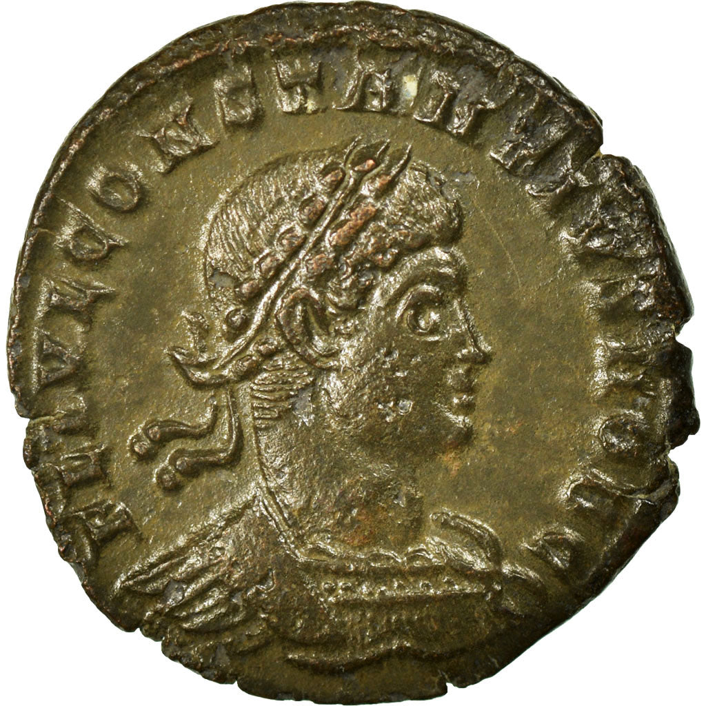 Constantine II, Nummus, Trier, Copper, AU(55-58), Cohen:129