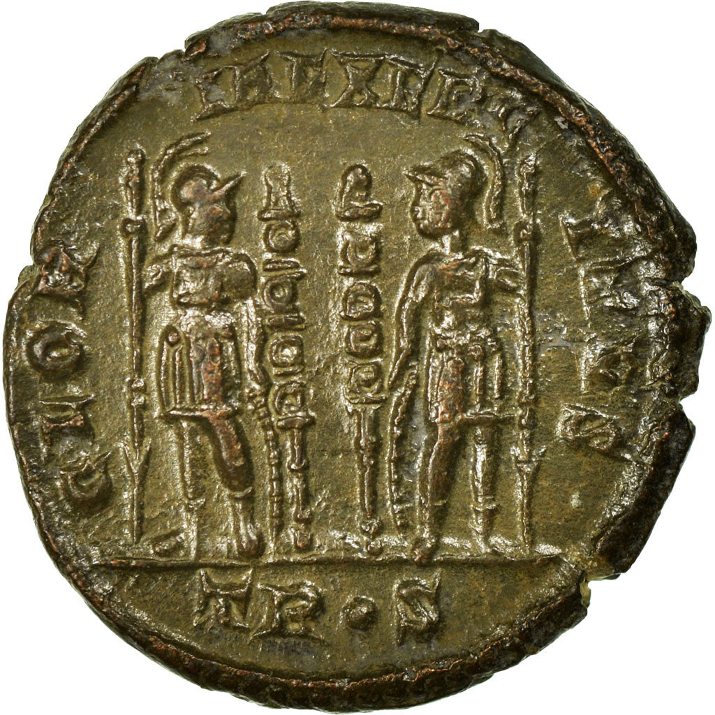 Constantine II, Nummus, Trier, Copper, AU(55-58), Cohen:129