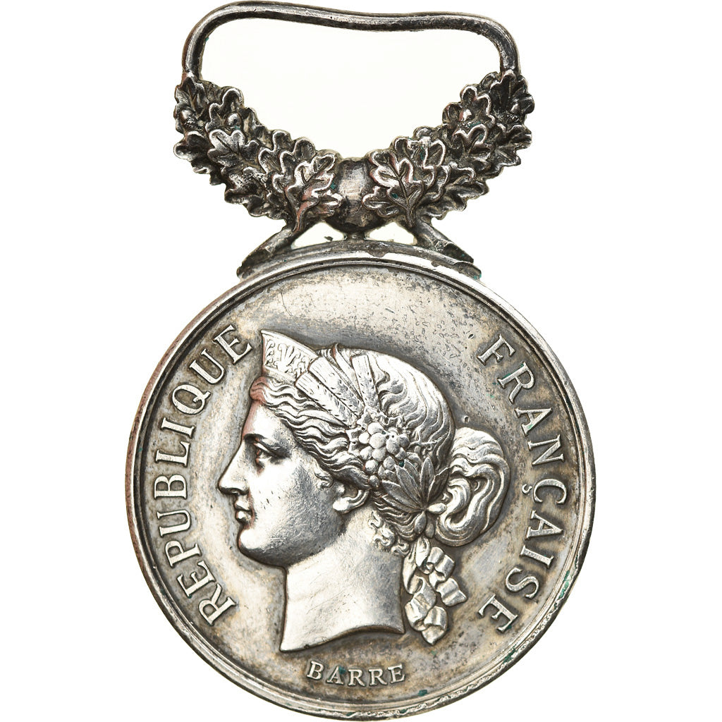 France, Actes de Dévouement, Ministère de l'Intérieur, Médaille, 1873-1891
