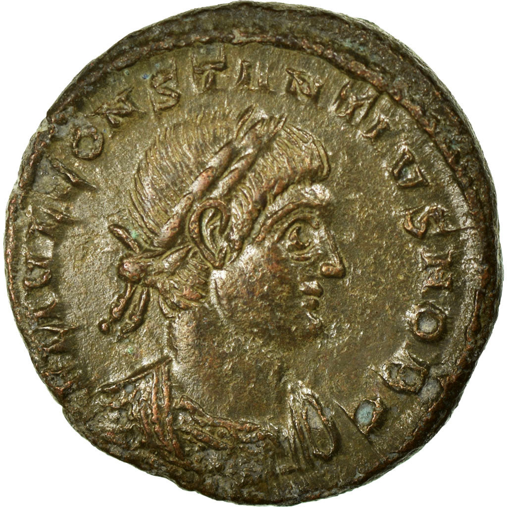Constantius II, Nummus, Trier, Copper, AU(50-53), Cohen:104