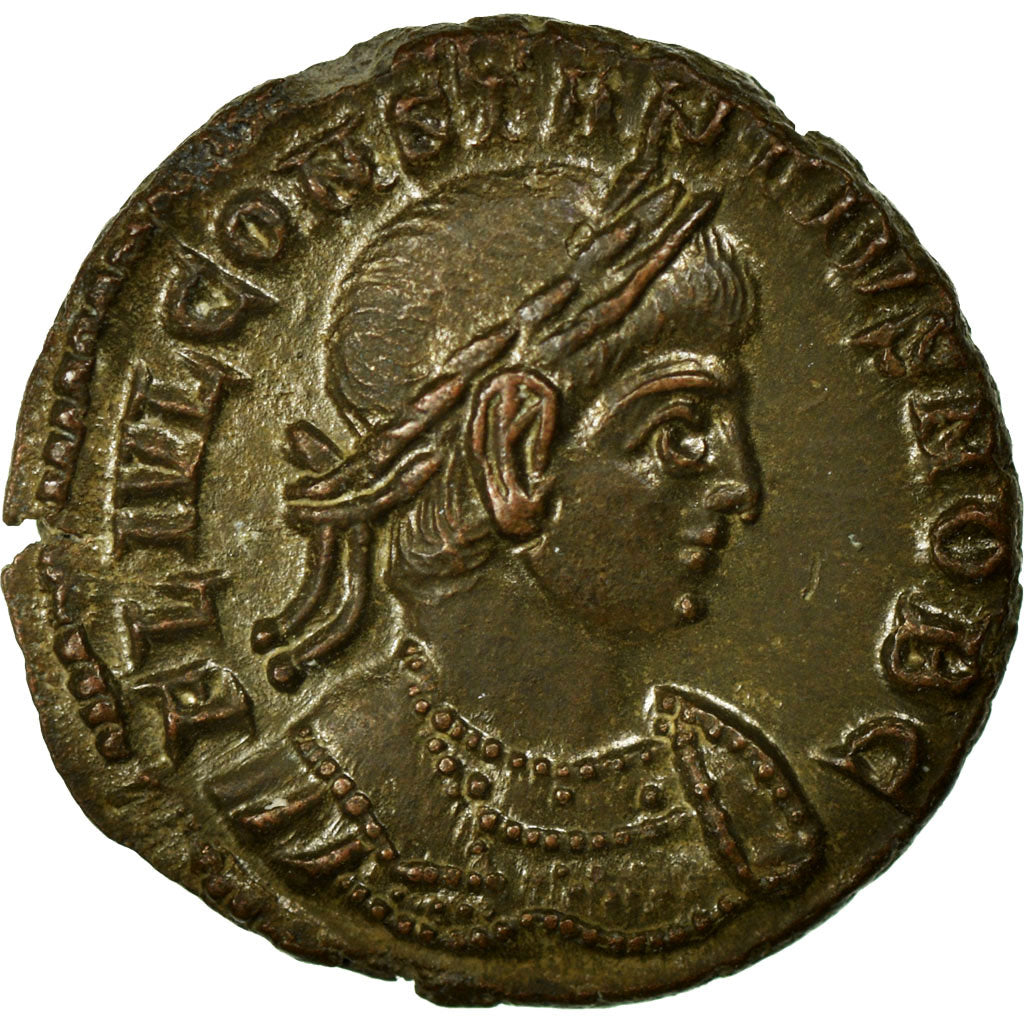 Constantius II, Nummus, Trier, Copper, AU(55-58), Cohen:104