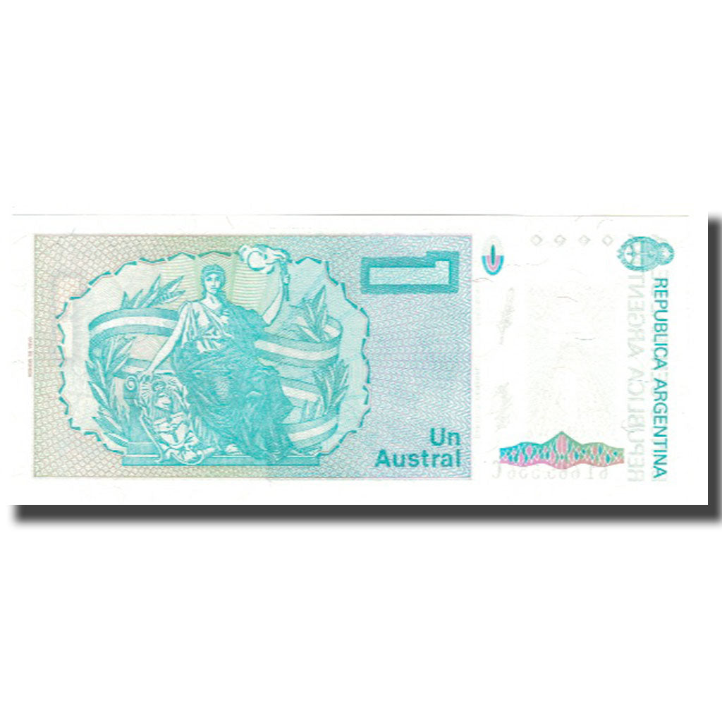 Banknot, Argentina, 1 Austral, KM:323b, UNC(65-70)