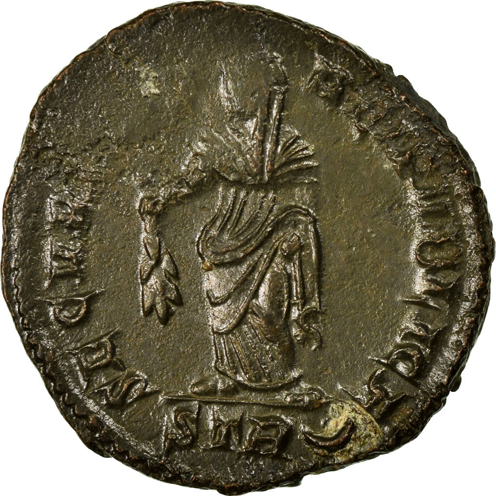 Helena, Nummus, Trier, Copper, AU(50-53), Cohen:12
