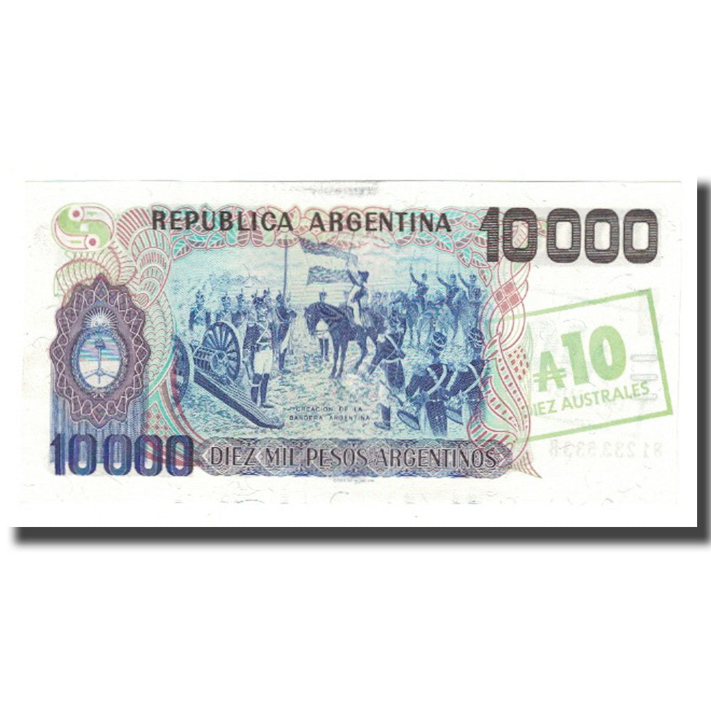 Banconote, Argentina, 10 Australes, KM:322b, FDS