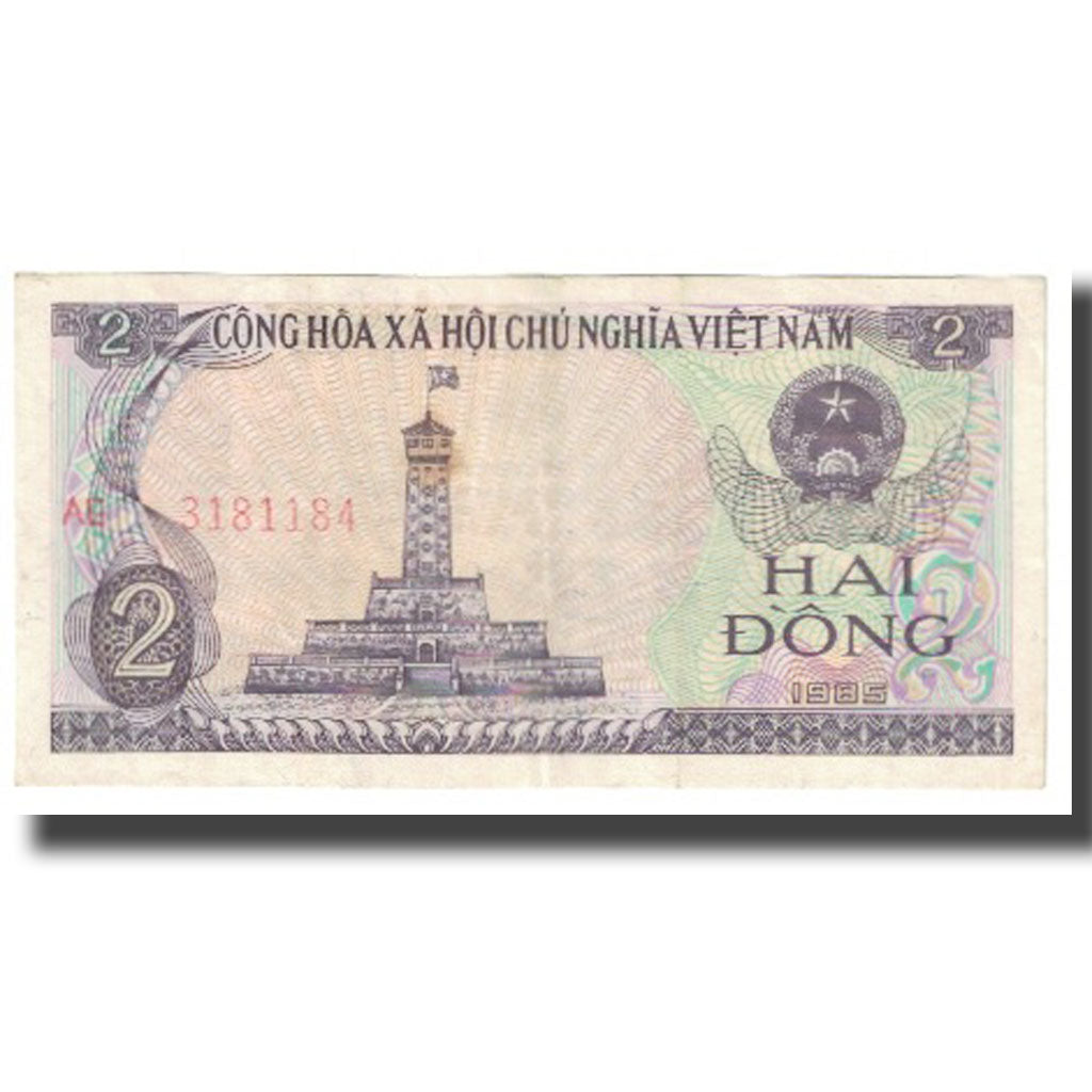 Billet, Viet Nam, 2 Dông, 1985, KM:91a, TTB