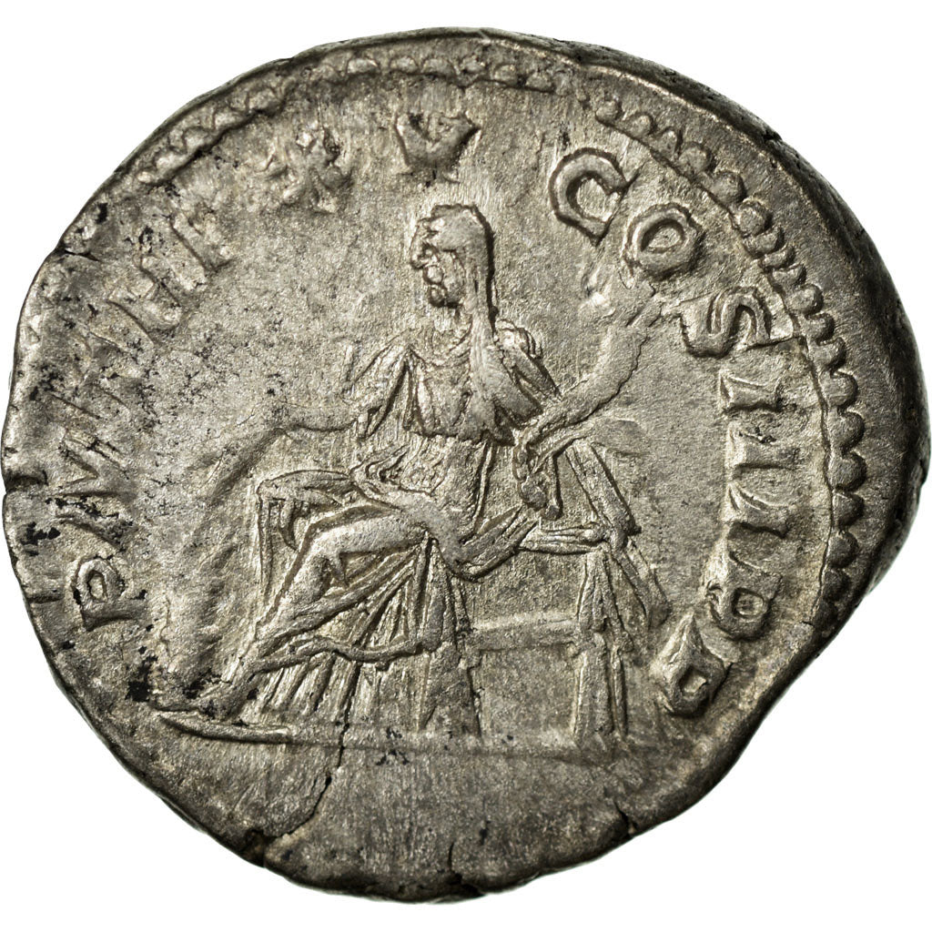 Caracalla, Denarius, 211-212, Rome, Plata, MBC, Cohen:205