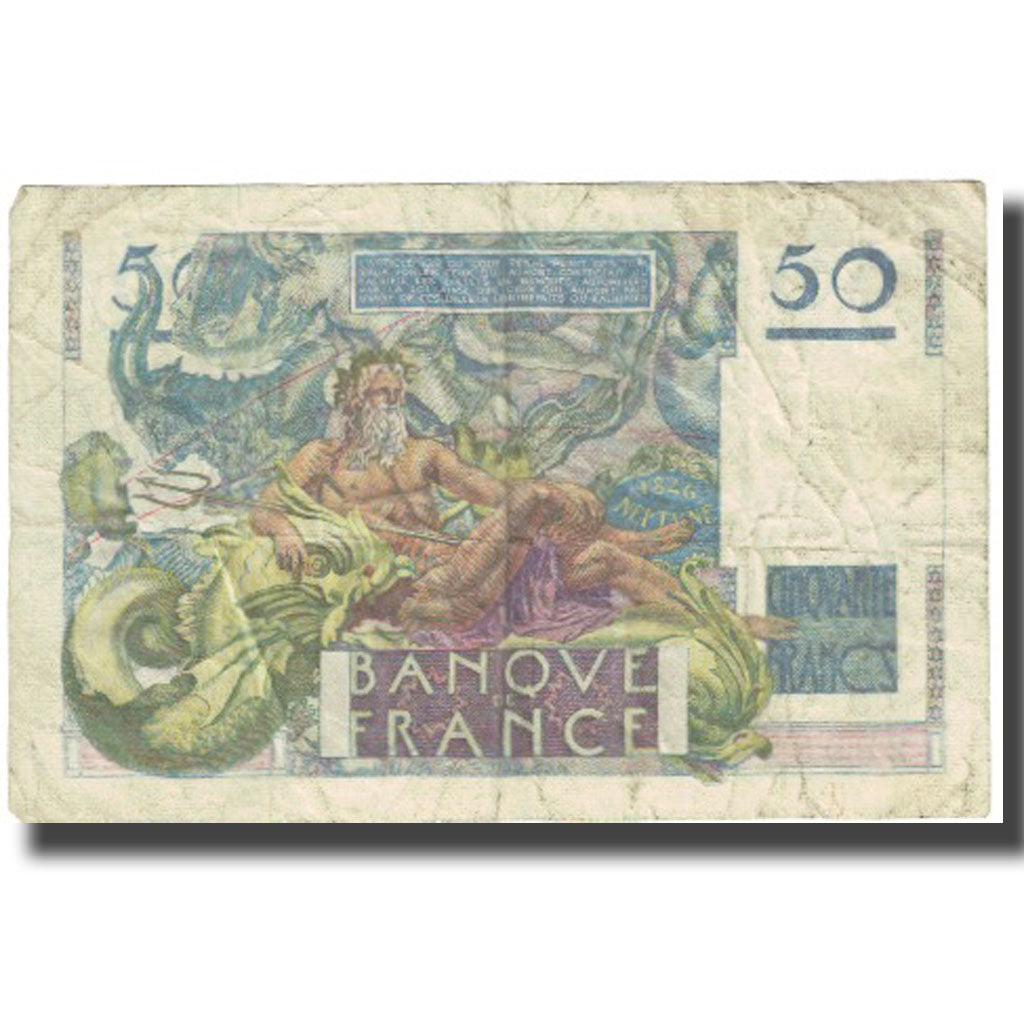 França, 50 Francs, 1947, 1947-03-20, EF(40-45), Fayette:20.7, KM:127b