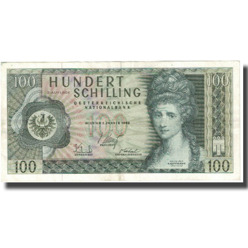 Banknote, Austria, 100 Schilling, 1969, 1969-01-02, KM:146a, EF(40-45)