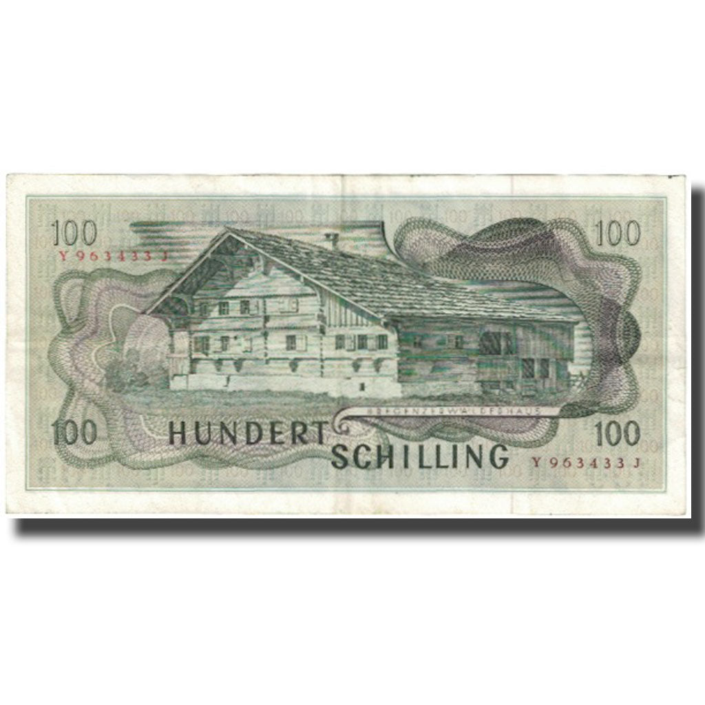 Banknote, Austria, 100 Schilling, 1969, 1969-01-02, KM:146a, EF(40-45)