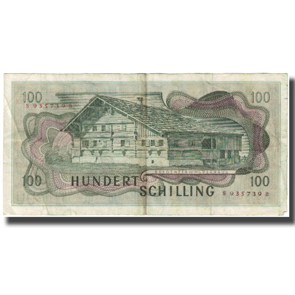 Banknote, Austria, 100 Schilling, 1969, 1969-01-02, KM:146a, EF(40-45)