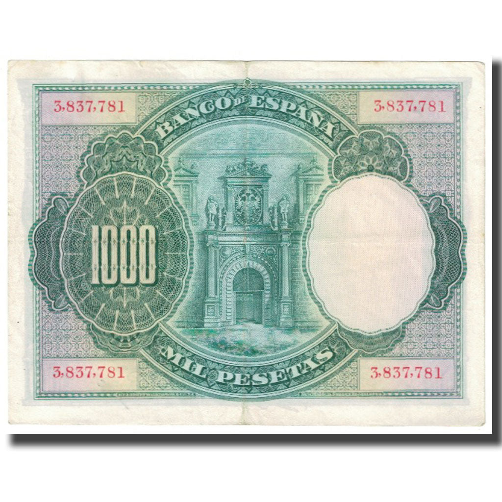 Banconote, Spagna, 1000 Pesetas, 1925, 1925-07-01, KM:70a, BB