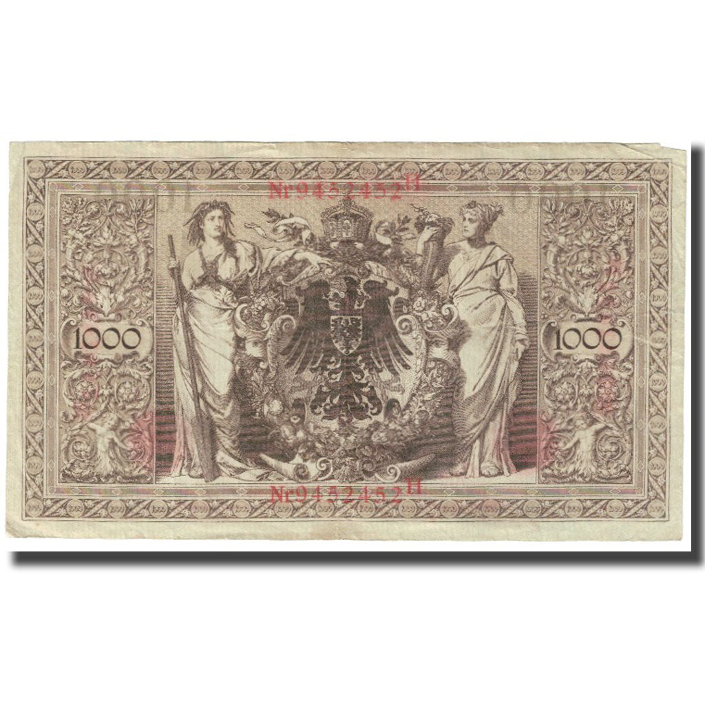 Nota, Alemanha, 1000 Mark, 1910, 1910-04-21, KM:44a, EF(40-45)
